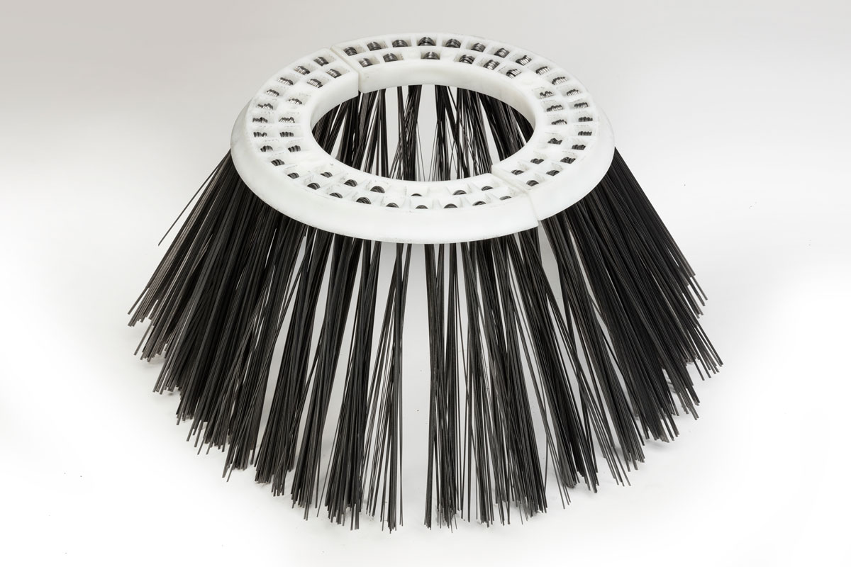 Durable Wire Gutter Broom Close up